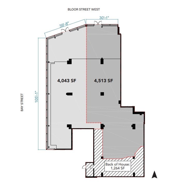 55 Bloor St W, Toronto, ON à louer Plan d’étage– Image 1 sur 1