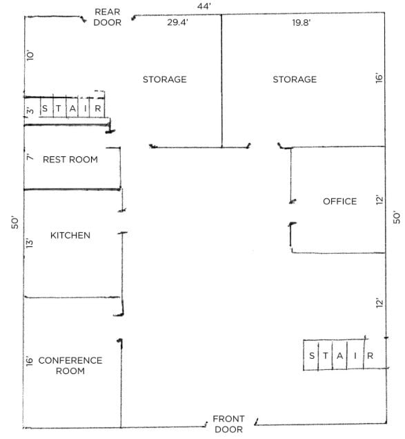145 Tunstead Ave, San Anselmo, CA à louer Plan d’étage– Image 1 sur 1