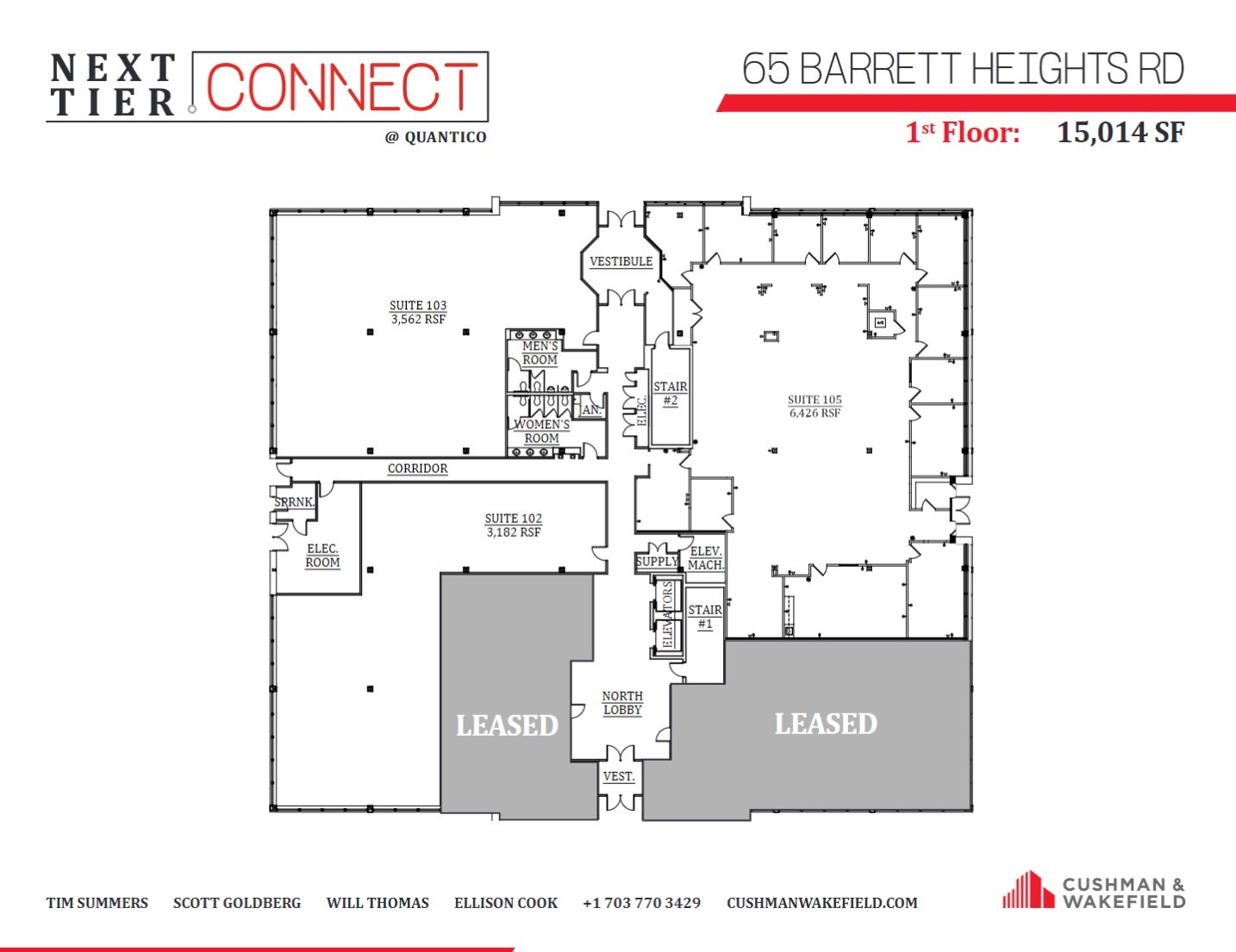 65 Barrett Heights Rd, Stafford, VA à louer Plan d’étage– Image 1 sur 1