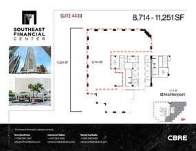 200 S Biscayne Blvd, Miami, FL à louer Plan de site– Image 2 sur 11