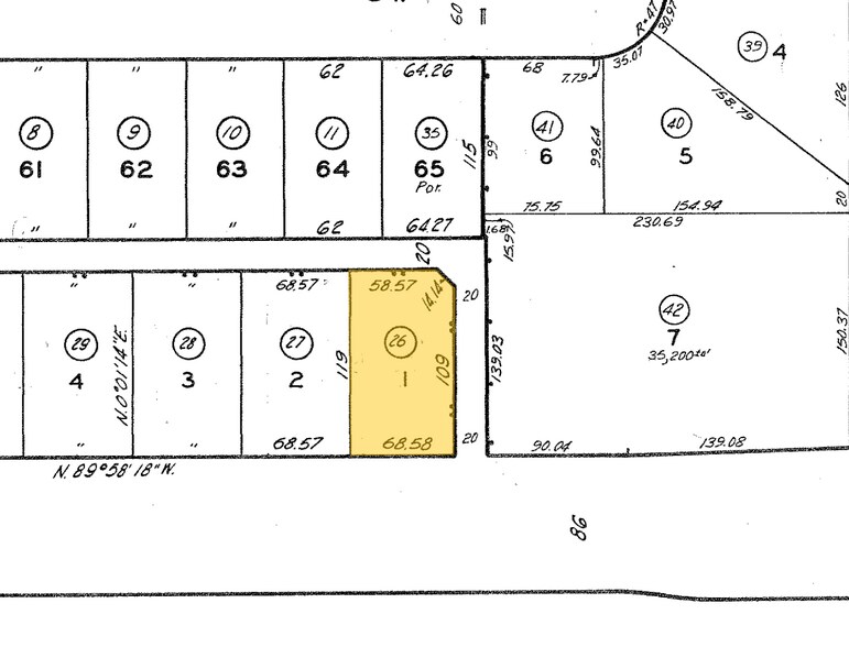22855 Vanowen St, West Hills, CA à vendre - Plan cadastral – Image 3 sur 3