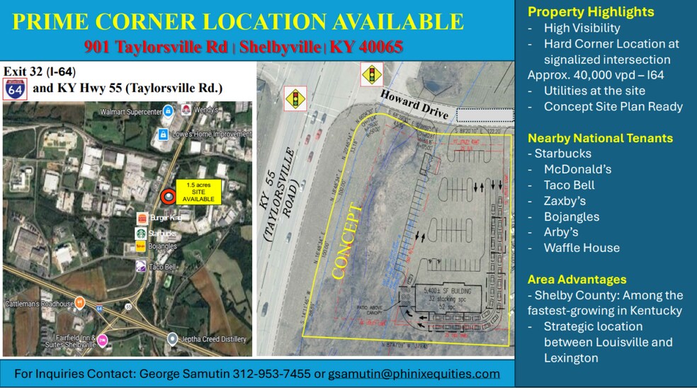 901 Taylorsville Rd, Shelbyville, KY à vendre - Photo de l’immeuble – Image 1 sur 2