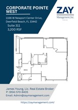 1166 W Newport Center Dr, Deerfield Beach, FL à louer Plan de site– Image 1 sur 2