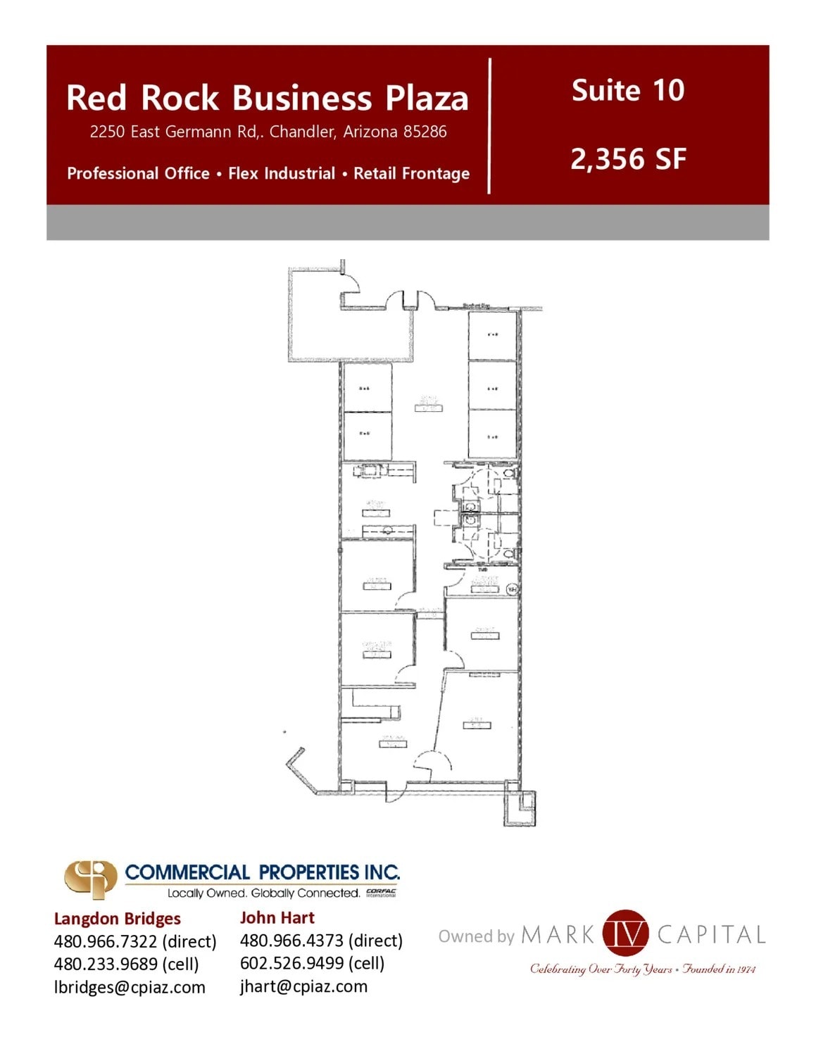2301 E Yeager Dr, Chandler, AZ à louer Plan d’étage– Image 1 sur 1