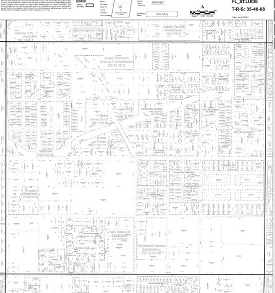 603 S 33rd St, Fort Pierce, FL à vendre - Plan cadastral – Image 2 sur 3