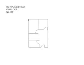 710 Kipling St, Lakewood, CO à louer Plan d’étage– Image 1 sur 1