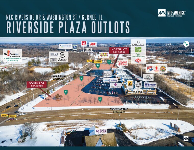 445 N Riverside Dr, Gurnee, IL à louer - Photo de l’immeuble – Image 1 sur 3