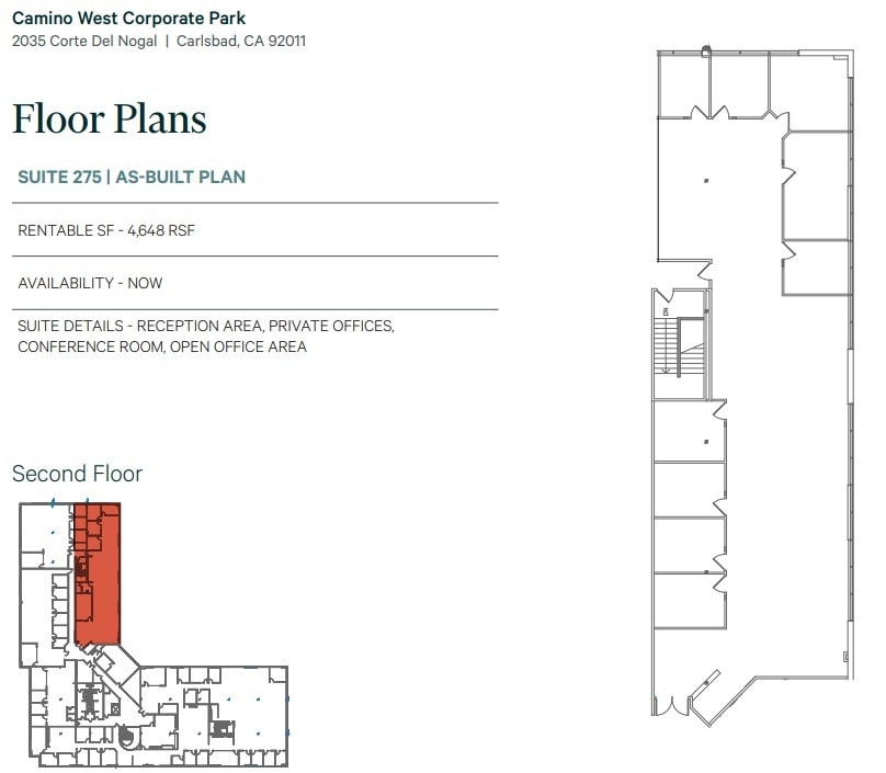 2035 corte del nogal, Carlsbad, CA à louer Plan d’étage– Image 1 sur 2
