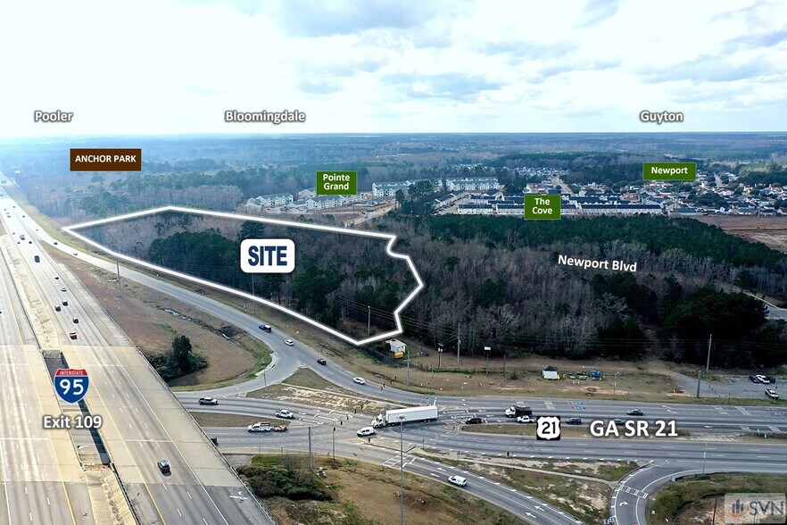 678 Newport Blvd, Port Wentworth, GA à vendre - Aérien – Image 2 sur 9