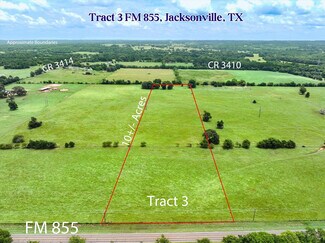 Plus de détails pour Tract 3 FM 855, Jacksonville, TX - Terrain à vendre