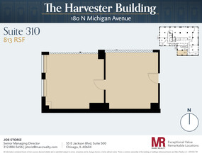 180 N Michigan Ave, Chicago, IL à louer Plan d’étage– Image 1 sur 3