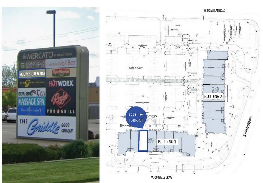 3015-3035 W McMillan Rd, Meridian, ID à louer - Autre – Image 2 sur 2