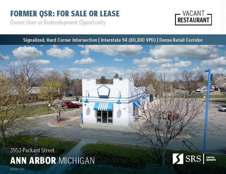 3953 Packard Rd, Ann Arbor, MI à vendre - Photo de l’immeuble – Image 1 sur 8