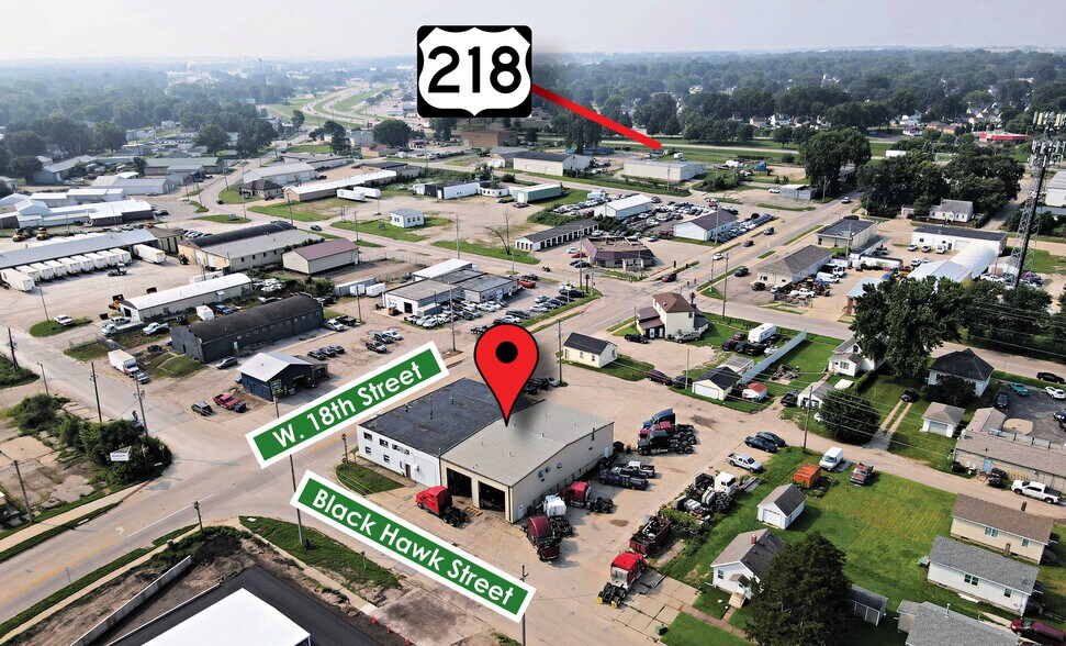 170 W 18th St, Waterloo, IA à louer - Aérien – Image 1 sur 6