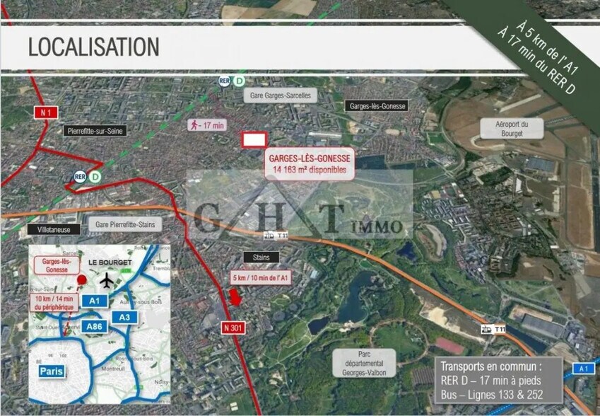 Industriel/Logistique dans Garges-lès-Gonesse à louer - Photo de l’immeuble – Image 3 sur 3
