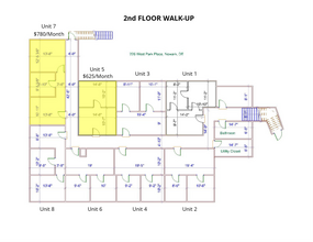226 W Park Pl, Newark, DE à louer Plan d’étage– Image 1 sur 1
