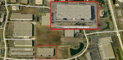 100-130 Lakeview Pky, Vernon Hills, IL - VUE AÉRIENNE  vue de carte - Image1