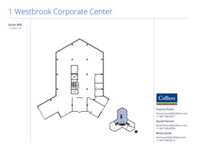1 Westbrook Corporate Ctr, Westchester, IL à louer Plan d’étage– Image 1 sur 1