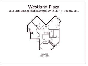 2110 E Flamingo Rd, Las Vegas, NV à louer Plan d’étage– Image 1 sur 1