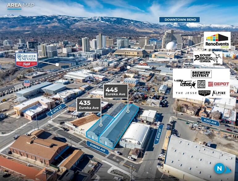 423-445 Eureka Ave, Reno, NV à louer - Photo de l’immeuble – Image 3 sur 3