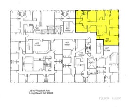 3816 Woodruff Ave, Long Beach, CA à louer Plan d’étage– Image 2 sur 2