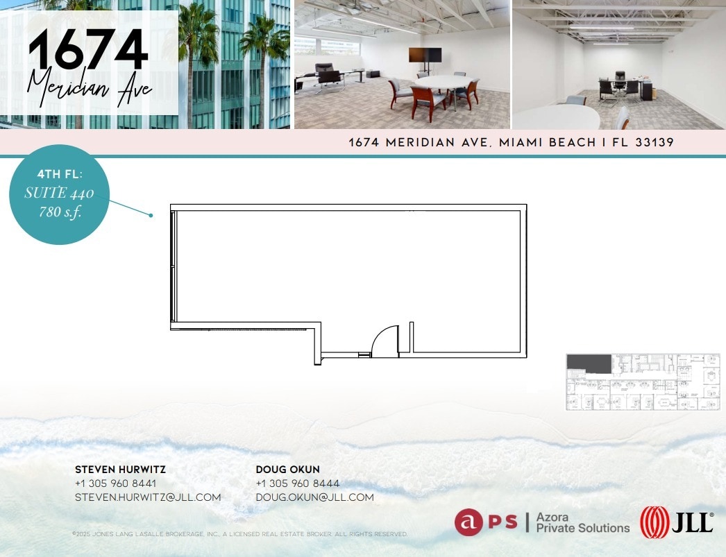 1674 Meridian Ave, Miami Beach, FL à louer Plan d’étage– Image 1 sur 1