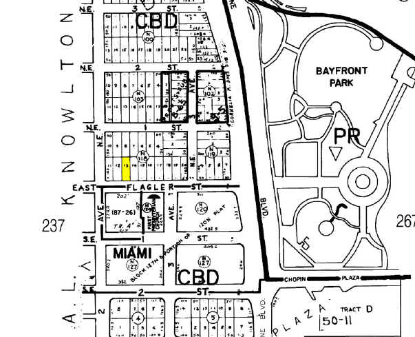 219-223 E Flagler St, Miami, FL à louer - Plan cadastral – Image 2 sur 15