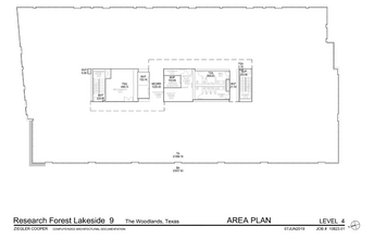 9709 Lakeside Blvd, The Woodlands, TX à louer Plan d’étage– Image 1 sur 1