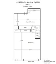 41146 Elm St, Murrieta, CA à louer Plan de site– Image 1 sur 2