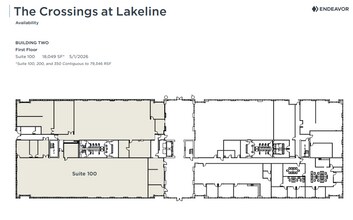 11001 Lakeline Blvd, Austin, TX à louer Plan d’étage– Image 1 sur 1