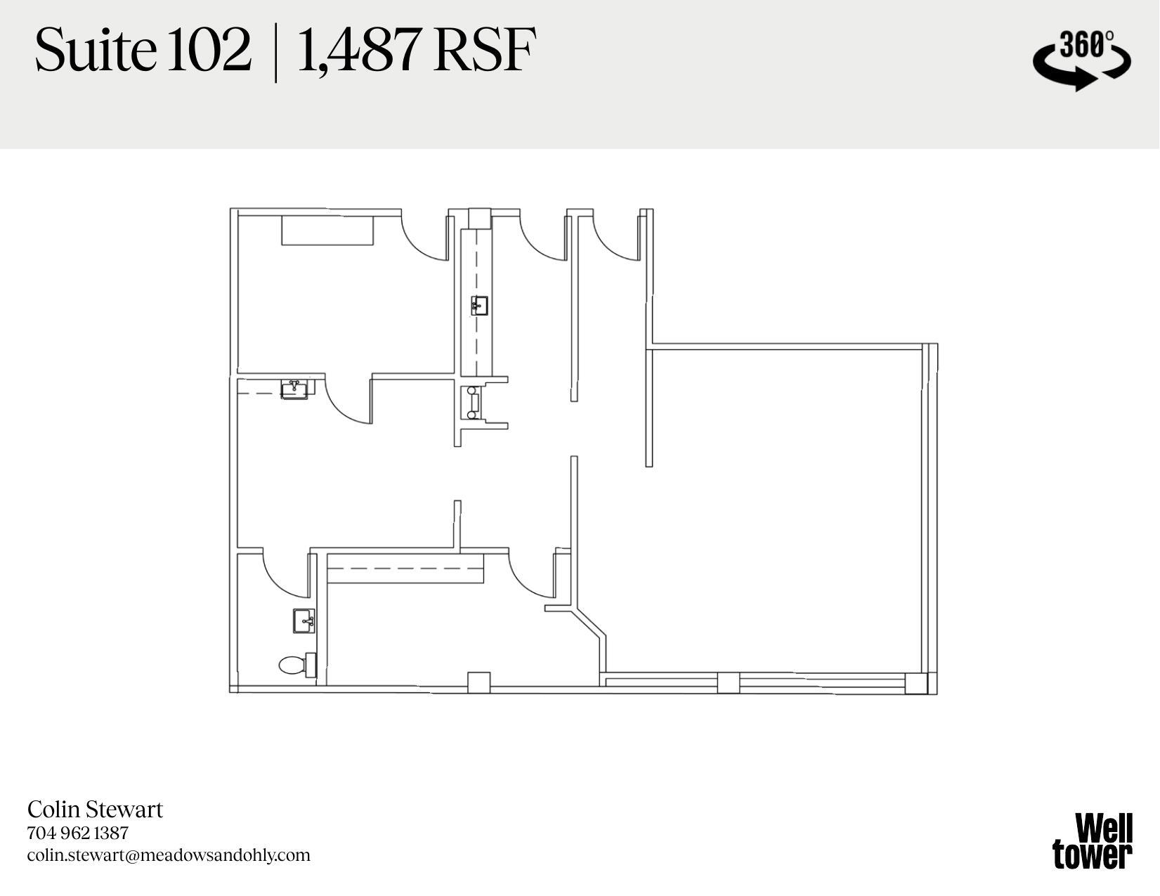 1718 E 4th St, Charlotte, NC à louer Plan d’étage– Image 1 sur 1