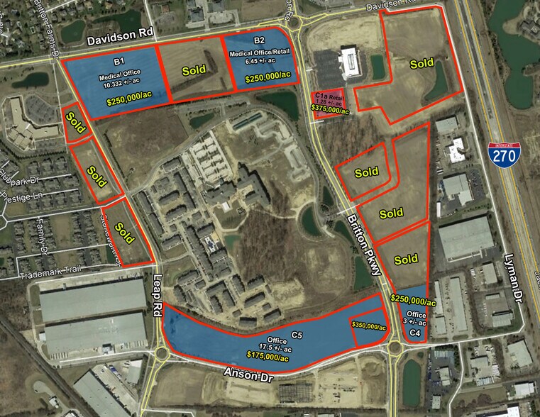 4674 Britton Pky, Hilliard, OH à vendre - Aérien – Image 3 sur 4