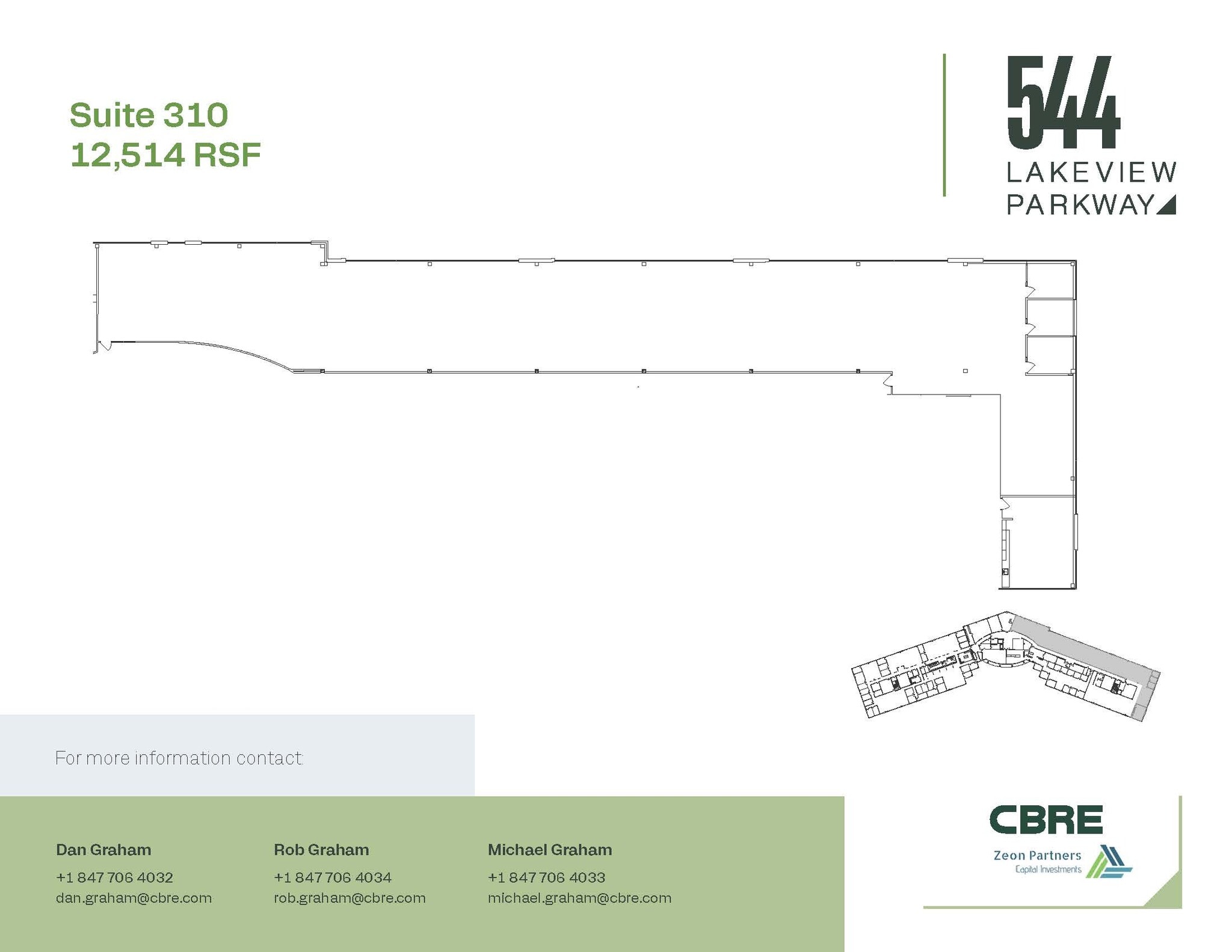 544 Lakeview Pky, Vernon Hills, IL à louer Plan d’étage– Image 1 sur 4