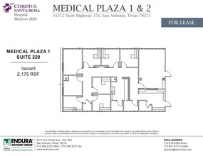 11212 State Highway 151, San Antonio, TX à louer Plan d’étage– Image 1 sur 1