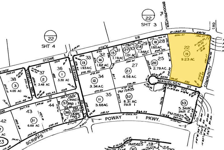 12780 Danielson Ct, Poway, CA à louer - Plan cadastral – Image 2 sur 5