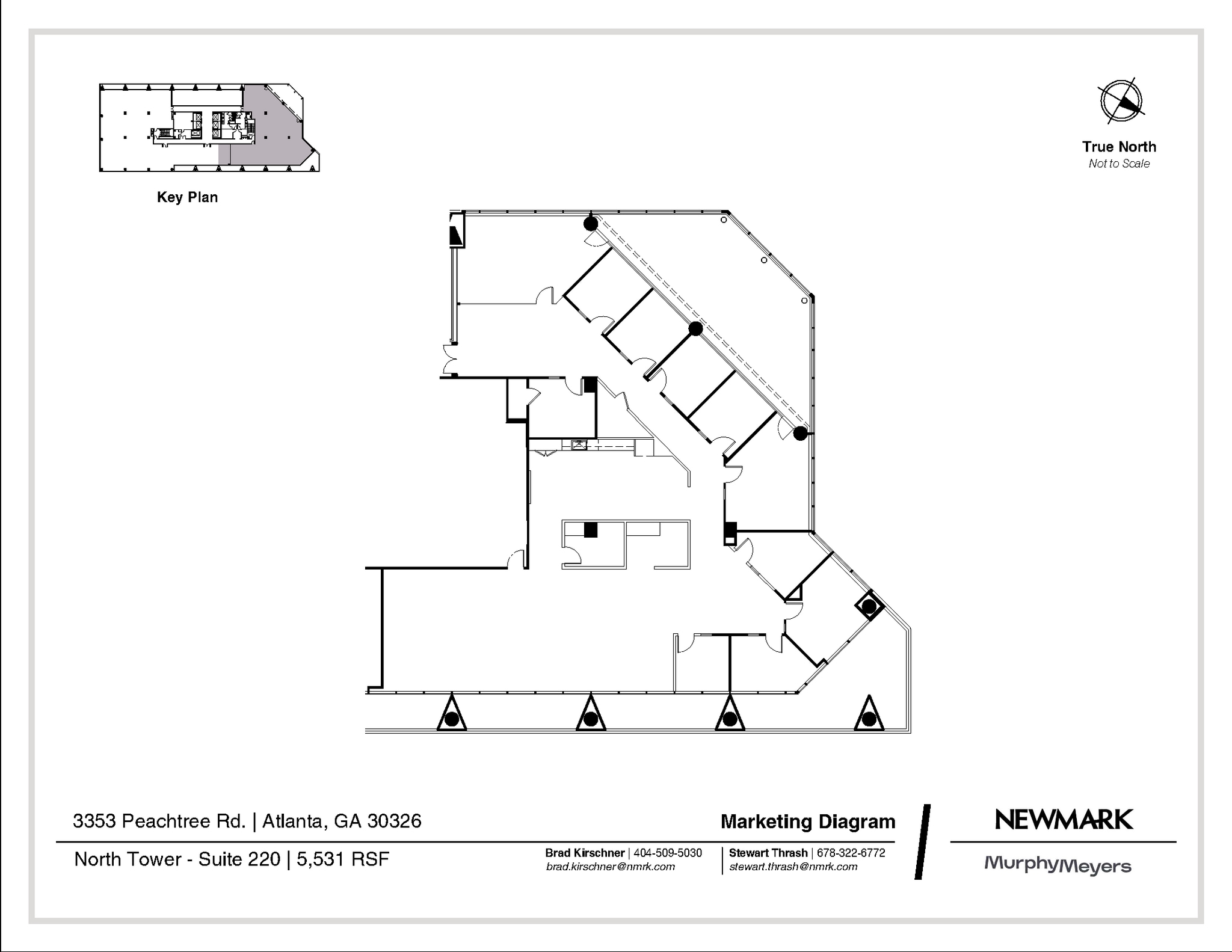 3353 Peachtree Rd NE, Atlanta, GA à louer Plan d’étage– Image 1 sur 1