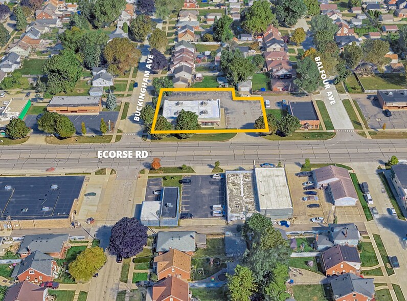 19040 Ecorse Rd, Allen Park, MI à vendre - Aérien – Image 2 sur 2