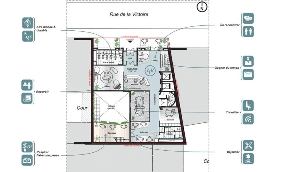 71 Rue De La Victoire, Paris à louer - Plan d’étage – Image 3 sur 7