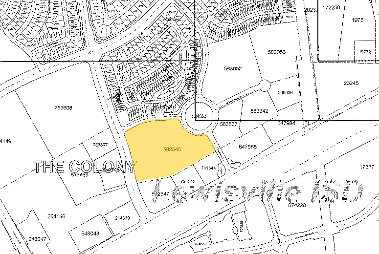 5830 Crescent Dr, The Colony, TX à louer - Plan cadastral – Image 2 sur 8