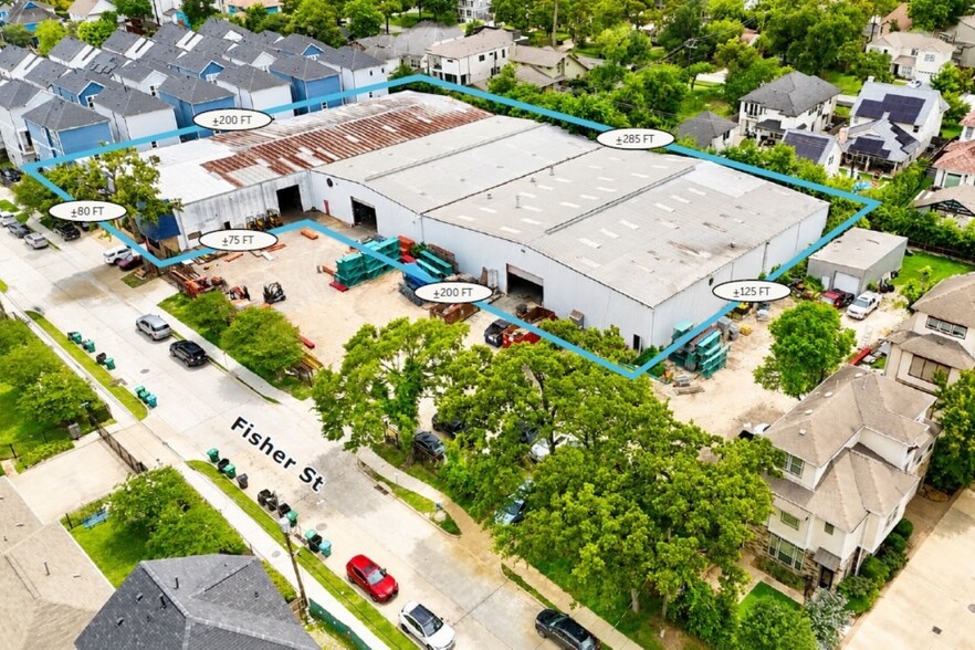 924 Fisher St, Houston, TX à vendre - Aérien – Image 2 sur 9