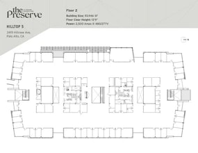 3425 Hillview Ave, Palo Alto, CA à louer Plan d’étage– Image 2 sur 2