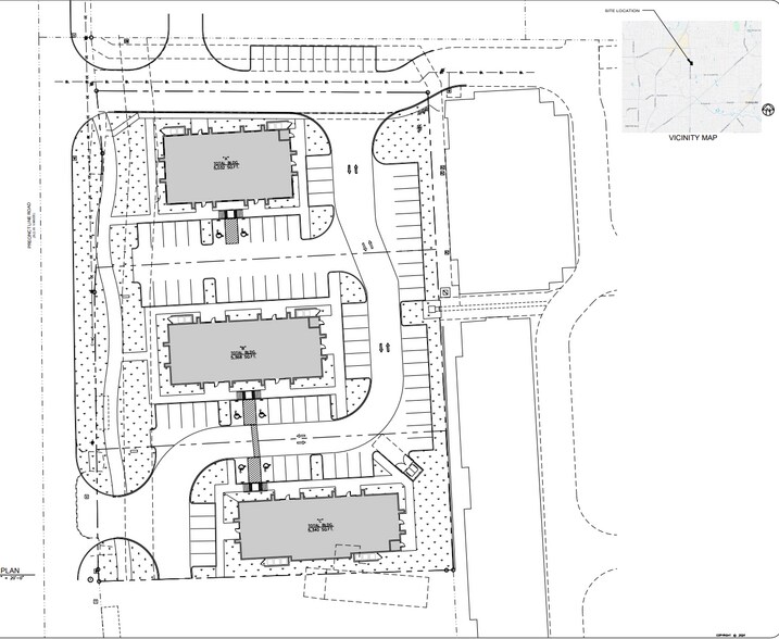8054 Precinct Line Rd, Colleyville, TX à vendre - Plan de site – Image 3 sur 3
