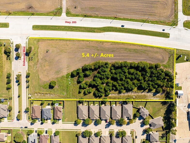 SWC of Hwy 205 S and Endeavour Blvd, Lavon, TX à vendre - Aérien – Image 3 sur 5