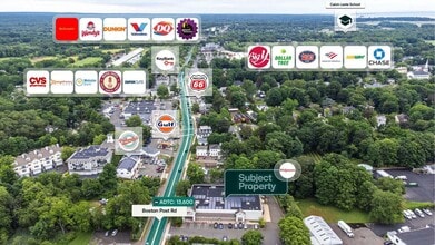 1116 Boston Post Rd, Guilford, CT - VUE AÉRIENNE  vue de carte