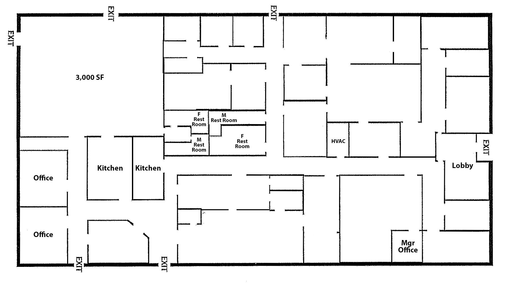 1667 Eisenhower Pky, Macon-Bibb, GA à louer Plan d’étage– Image 1 sur 1