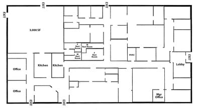 1667 Eisenhower Pky, Macon-Bibb, GA à louer Plan d’étage– Image 1 sur 1