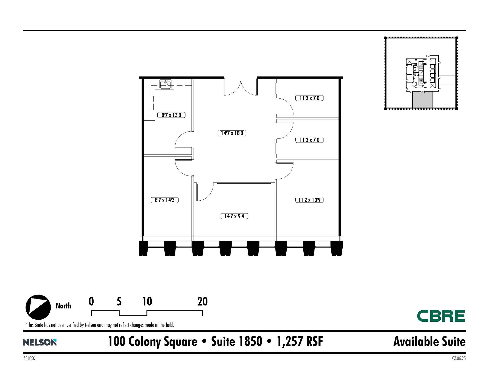 1175 Peachtree St NE, Atlanta, GA à louer Plan d’étage– Image 1 sur 1