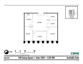 1175 Peachtree St NE, Atlanta, GA à louer Plan d’étage– Image 1 sur 1