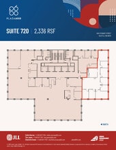 600 Stewart St, Seattle, WA à louer Plan d’étage– Image 1 sur 2