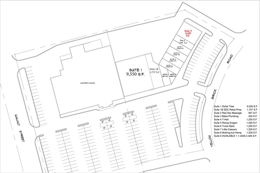 802-822 Yellow Brick Rd, Chaska, MN à louer - Plan de site – Image 3 sur 9